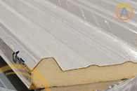 Pieza de panel glamet de acero blanco